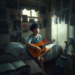 An evocative scene that captures the dramatic untold story of a teenager