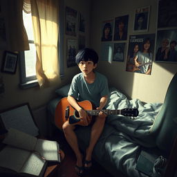 An evocative scene that captures the dramatic untold story of a teenager