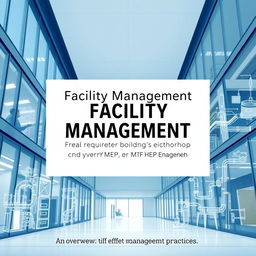 Cover page of a presentation on 'Facility Management: Integral Requirement for Building System Management with MEP Engineering'