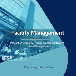 Cover page of a presentation on 'Facility Management: Integral Requirement for Building System Management with MEP Engineering'
