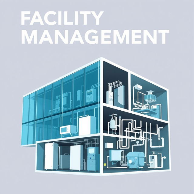 Cover image for a presentation on 'Facility Management: Integral Requirement for Building System Management with MEP Engineering'