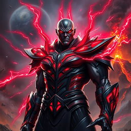 A powerful villain, whose abilities surpass even Thanos or Darkseid