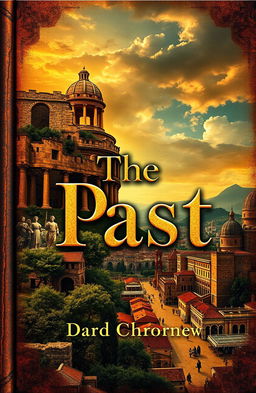 A vivid and evocative book cover design for a historical novel titled 'The Past'