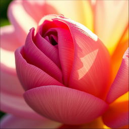 A breathtaking close-up of the most beautiful flower in full bloom, displaying vibrant colors and intricate details