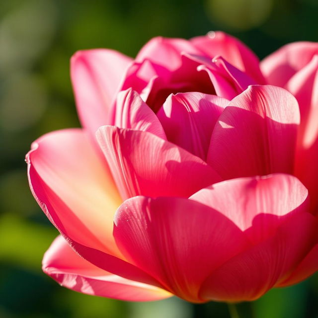 A breathtaking close-up of the most beautiful flower in full bloom, displaying vibrant colors and intricate details