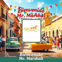 A creative movie poster for a fictional film titled 'Bienvenido Mr