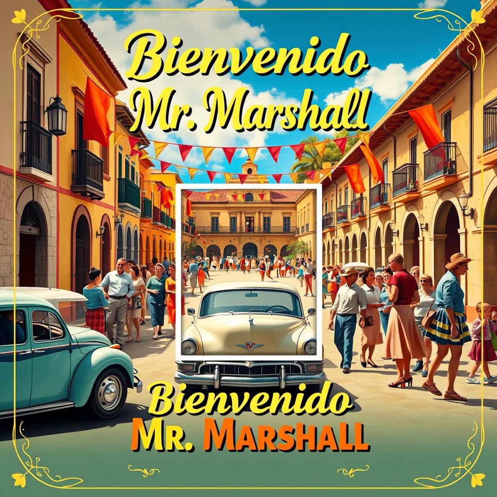 A creative movie poster for a fictional film titled 'Bienvenido Mr