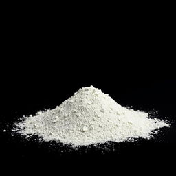 A heap of Pul Bieber powder spilled on the ground, with nothing else in the image