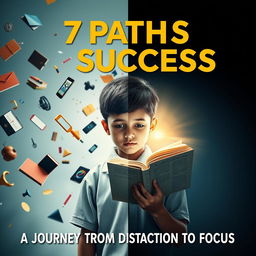 A captivating poster for a short film titled '7 Paths to Success'