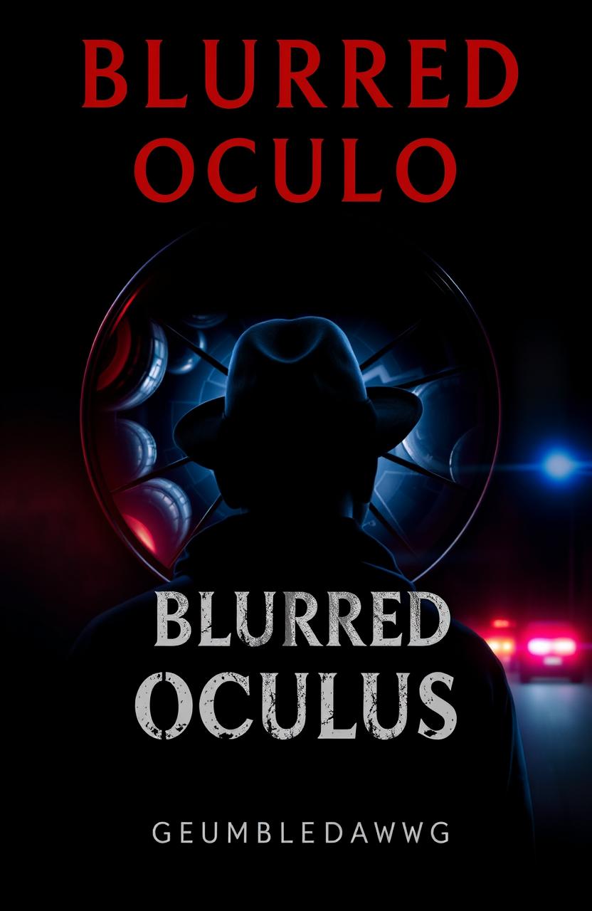 The book cover for 'Blurred Oculus', featuring a dark and enigmatic scene