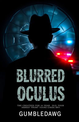 The book cover for 'Blurred Oculus', featuring a dark and enigmatic scene