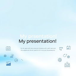 Welcome to my presentation page! The design features a clean and modern layout with a bright, inviting color scheme