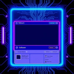 A vibrant and dynamic Twitch overlay design that features a modern, sleek aesthetic suitable for a gaming channel