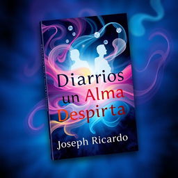 Book cover for 'Diarios de un Alma Despierta' by Joseph Ricardo, featuring an abstract theme of souls