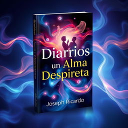 Book cover for 'Diarios de un Alma Despierta' by Joseph Ricardo, featuring an abstract theme of souls