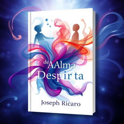 Book cover for 'Diarios de un Alma Despierta' by Joseph Ricardo, featuring an abstract theme of souls