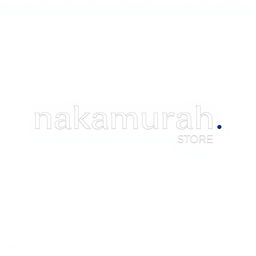 A modern and sleek logo design for the brand name 'nakamurah