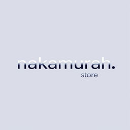 A modern and sleek logo design for the brand name 'nakamurah