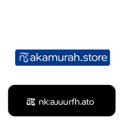 A modern and sleek logo design for the brand name 'nakamurah