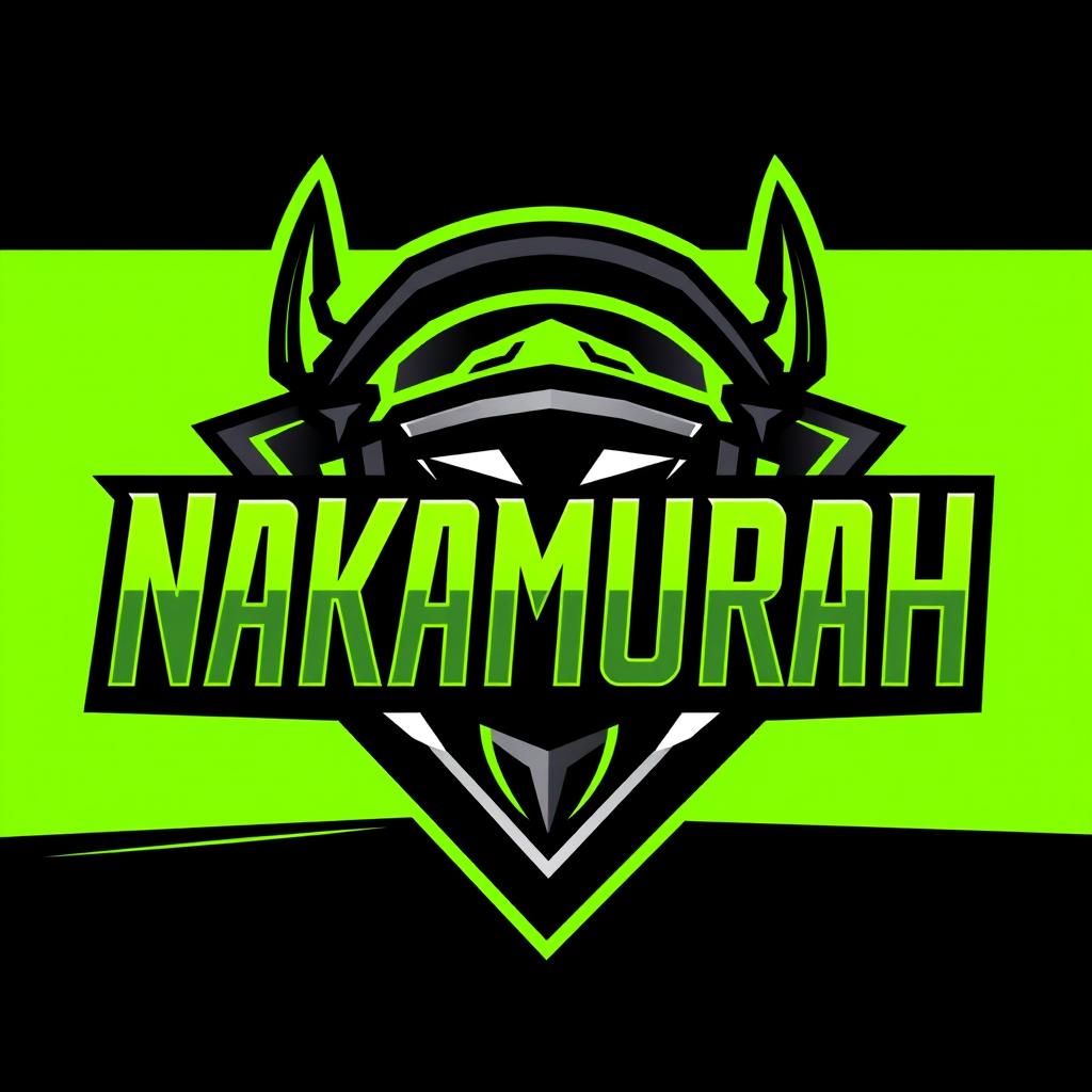 A dynamic and bold logo design for 'nakamurah