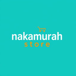 A professional and eye-catching logo design for 'nakamurah store'