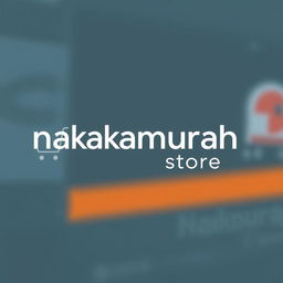 A professional and eye-catching logo design for 'nakamurah store'