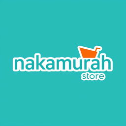 A professional and eye-catching logo design for 'nakamurah store'