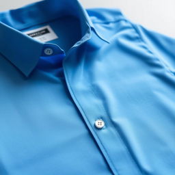 A close-up image of a stylish and modern shirt designed for men