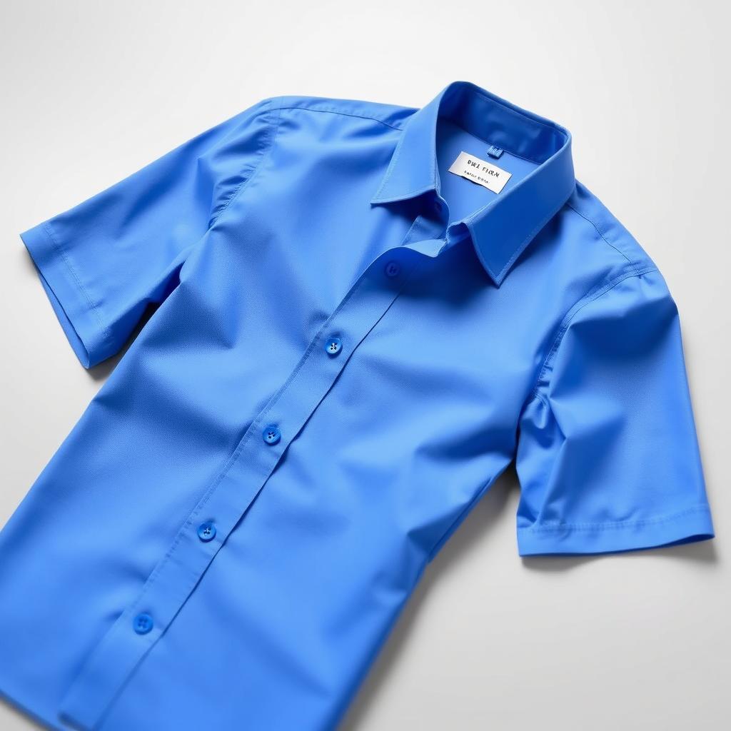 A close-up image of a stylish and modern shirt designed for men