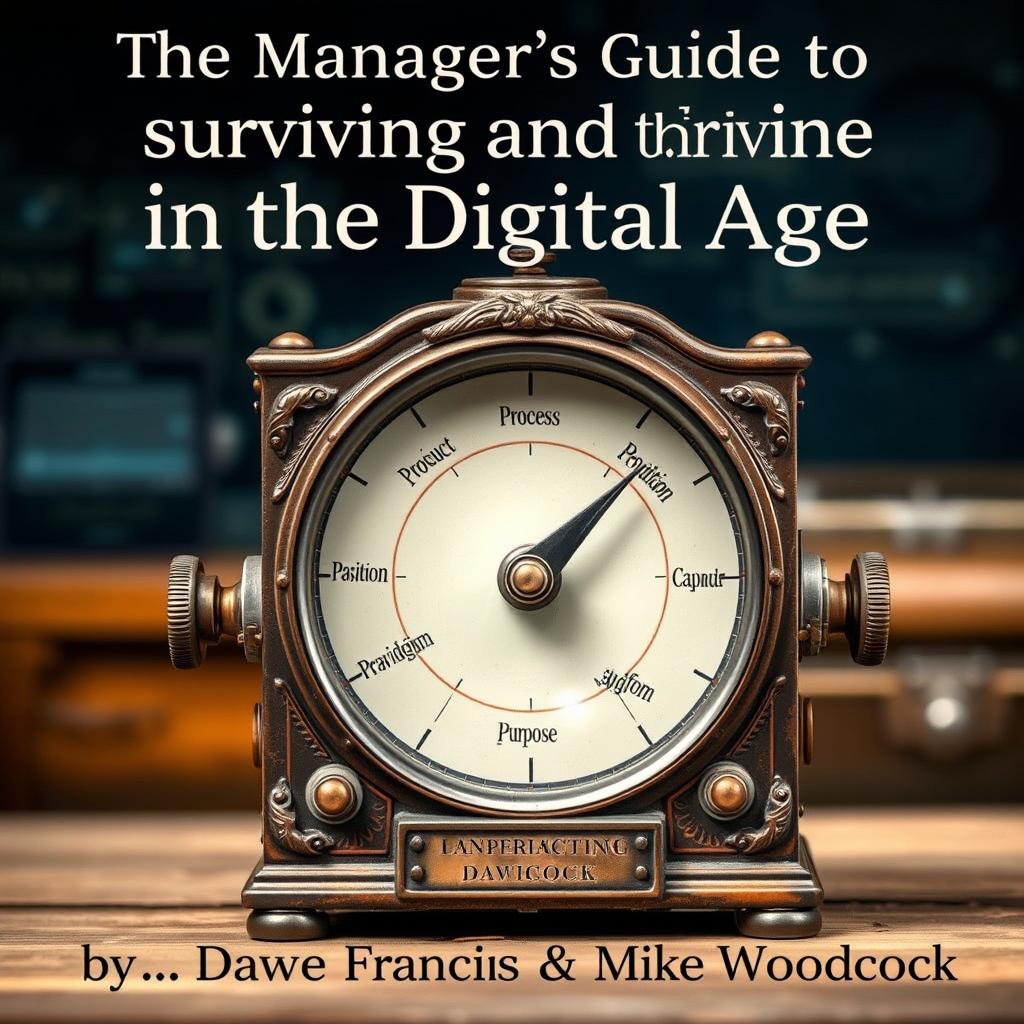 An antique shot machine prominently featured in the center of the image, showcasing a movable pointer selecting one of the seven positions: Product, Process, Position, Paradigm, Provisioning, Platform, Purpose