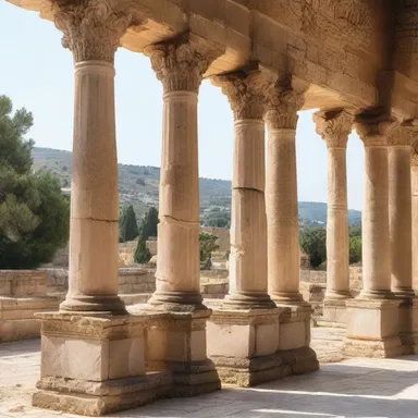 The Greco-Roman temples were adorned with exquisite statues of the gods, creating a sacred atmosphere of worship and reverence.