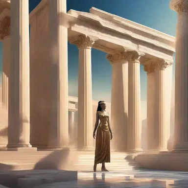 The novel explores a futuristic world where Greek mythology is intertwined with advanced technology.