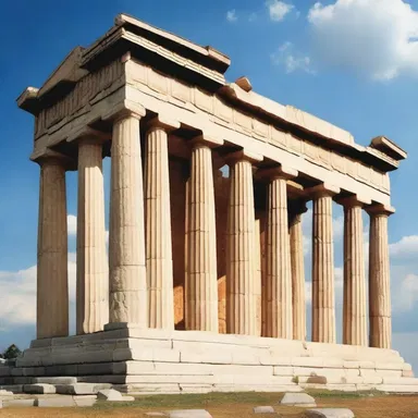 Many ancient Greek temples were dedicated to the worship of various gods and goddesses.