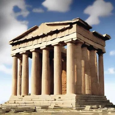 Many ancient Greek temples were dedicated to the worship of various gods and goddesses.