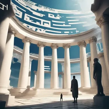 In the science fiction novel, the characters communicate using a futuristic version of the Greek language.