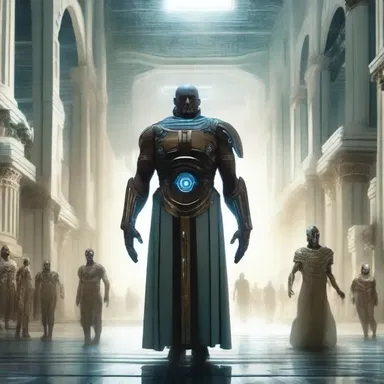 In the science fiction novel, the characters communicate using a futuristic version of the Greek language.