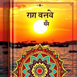 A captivating Hindi book cover featuring an intricate design inspired by Indian culture