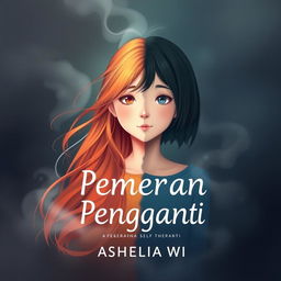A digital book cover titled 'Pemeran Pengganti' by Ashelia Wi