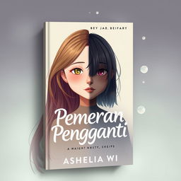 A digital book cover titled 'Pemeran Pengganti' by Ashelia Wi