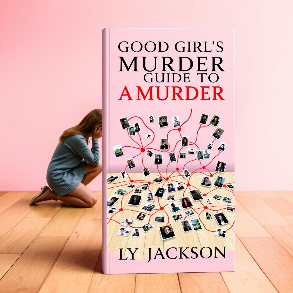 A visually engaging book cover for "A Good Girl's Guide To Murder" by Holly Jackson