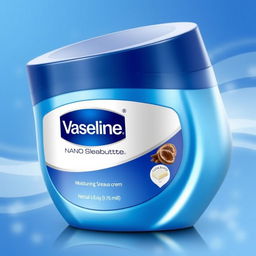 A sleek and modern design for a Nano Vaseline cream product