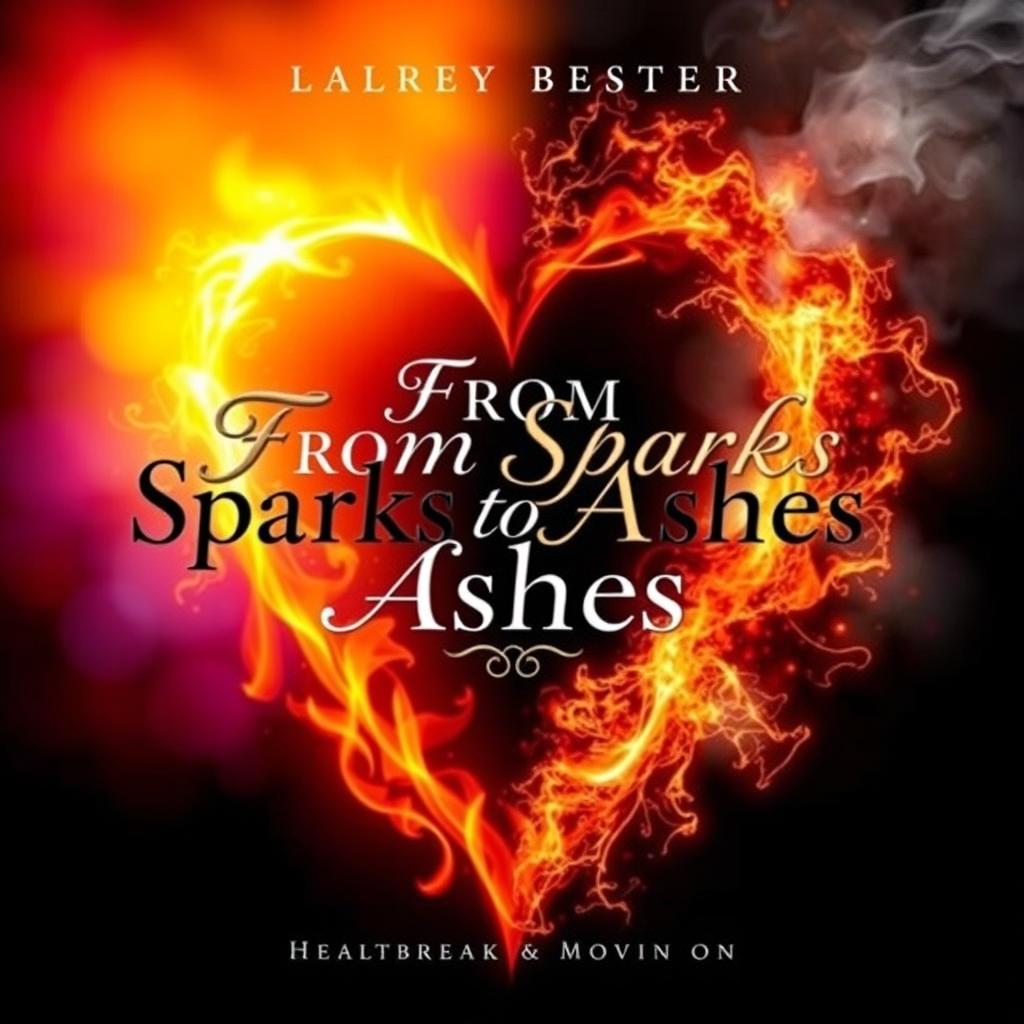 A visually striking album cover for "From Sparks to Ashes" featuring a journey theme