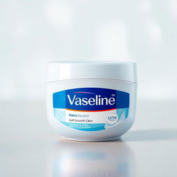 A vibrant and engaging product design for a Nano Vaseline cream