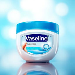 A vibrant and engaging product design for a Nano Vaseline cream