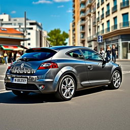 A captivating Renault Megane 2 from 2006, featuring a stylish two-door design and a robust 1
