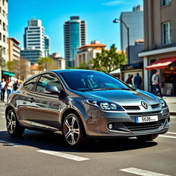 A captivating Renault Megane 2 from 2006, featuring a stylish two-door design and a robust 1