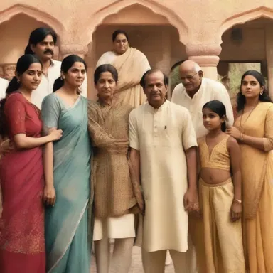 The movie depicted the struggles and triumphs of a Hindustani family in a heartwarming and relatable storyline.
