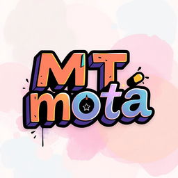 A visually appealing digital illustration featuring the stylized text 'MT mota' prominently displayed