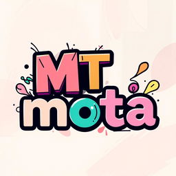A visually appealing digital illustration featuring the stylized text 'MT mota' prominently displayed
