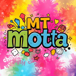 A visually captivating image featuring the text 'MT mota' prominently displayed in a bold, artistic font